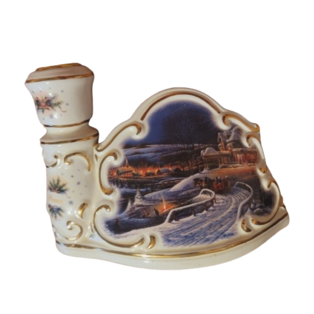 The Bradford Exchange Candle Holder Family Traditions Lights Of Hope A0715 2001